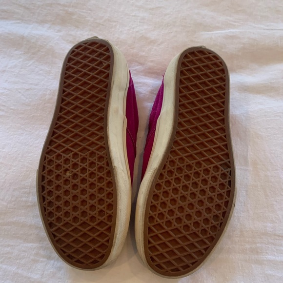 Magenta suede Vans - Picture 2 of 2